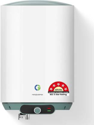 CG MAGNAMIX 15 L Storage Water Geyser | 5 Star BEE Energy Rating | Glassline Tanked