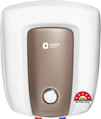 Orient Electric SWCN10VPG8K2-WB 10 L Storage Water Geyser | 5 Star BEE Energy Rating | Glassline Tanked