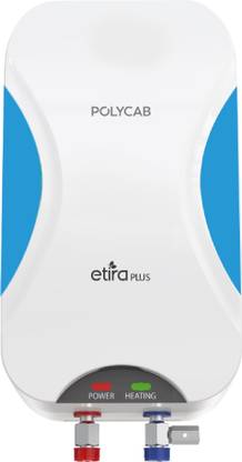 Polycab 5 L Instant Water Geyser (Etira Plus, White)