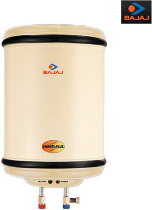 BAJAJ 6 L Storage Water Geyser (6 Ltr Shakti Plus, Ivory)