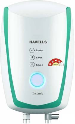 HAVELLS Instanio 10 L Storage Water Geyser | 4 Star BEE Energy Rating | Glassline Tanked
