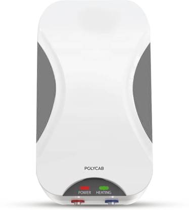 Polycab 5 L Instant Water Geyser (Eliana 5L | Efficient Heating Element| Enhanced Safety Measures| Versatile Usage, White)