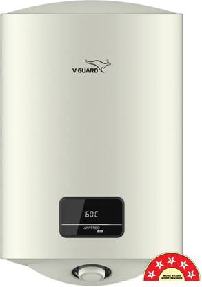 V-Guard 10 L Storage Water Geyser (Matteo DG 10 Litre, 5 Star, White)