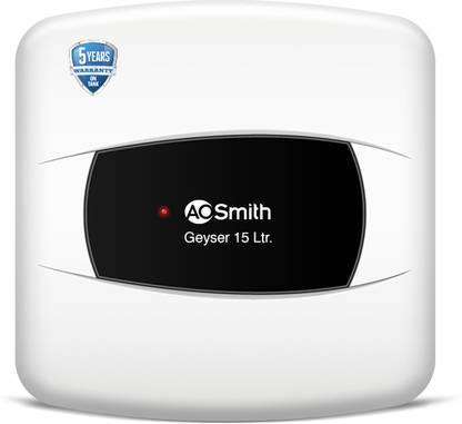 AO Smith VAS-NEO-015 15 L Storage Water Geyser | 2kW | Vertical | Designed for high rise buildings with 8 bar pressure rating | Longer life in hard water conditions with Blue Diamond glass lined tank | BEE 5-star rating for superior energy efficiency and power savings