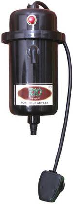 Kamyaart 1 L Instant Water Geyser (Instant portable water heater geyser for use home, Black)