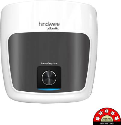 Hindware Smart Appliances HSWHES15WMS2VPL5 15 L Storage Water Geyser | 5 Star BEE Energy Rating | Glassline Tanked