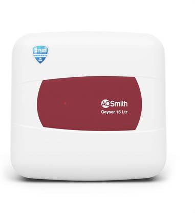 AO Smith HSE-SHS-015 15 L Storage Water Geyser | 2kW | Vertical | Designed for high rise buildings with 8 bar pressure rating | Longer life in hard water conditions with Blue Diamond glass lined tank | BEE 5-star rating for superior energy efficiency and power savings