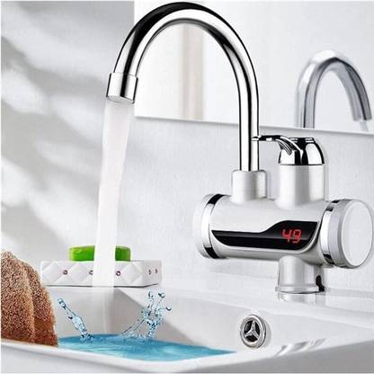 Market Guru 1 L Instant Water Geyser (Instant Hot Water Faucet Electric Water Heater Tap with LED Digital Display, Multicolor)