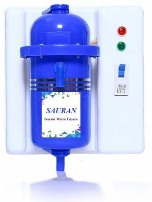 Sauran Instant Portable Water Geyser With MCB For Home And Other 1 L Instant Water Geyser