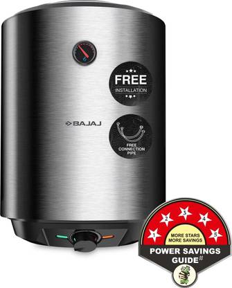 BAJAJ Shield Series Reflecta 25 L Storage Water Geyser | 5 Star BEE Energy Rating | Glassline Tanked | with Free Pipes and Installation