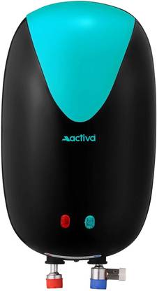 ACTIVA 3 L Instant Water Geyser (3 KVA Special Anti Rust Coated SS Tank, Full Abs Body 5 Years Warranty CD Green, Black)