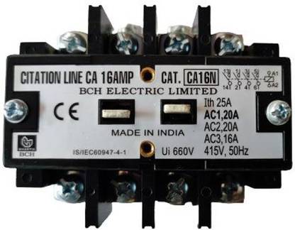 BCH 16 Amp Contactor 3+1 Aux Poles Water Pump Starter