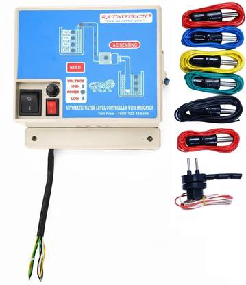 Ratnotech Fully Automatic Water Level Controller with Dry Run Water Level Controller