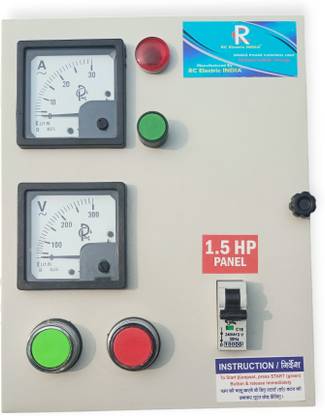 rc electric india 1.5HP SUBMERSIBLE MOTOR STARTER SINGLE PHASE 140V TO 240V Water Pump Starter