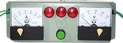 S J SJ AMPS & VOLT METER WITH WIRE METERING PANEL Water Pump Starter