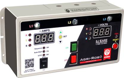 S J DIGITAL AUTOMATIC MOTOR STARTER AND CONTROLLER -ROBOT 5HP, 3PHASE Water Pump Starter