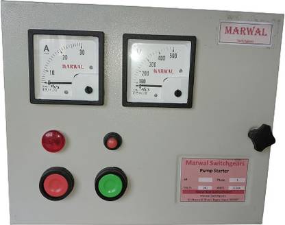 Marwal Panel starter 3 HP Single Phase Water Pump Starter