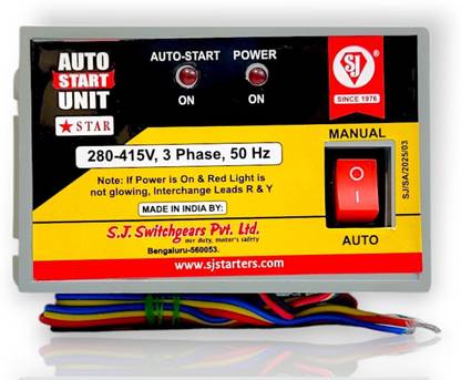 S J AUTO START UNIT (STAR) 280-415V,3PH,50Hz Water Level Controller