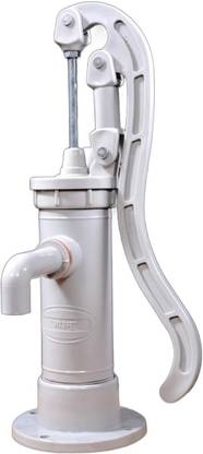 Aurum Plastic PVC Manual Flange Water Pump Hand Operated Water Pump Up to 50 feet No Magnetic Water Pump