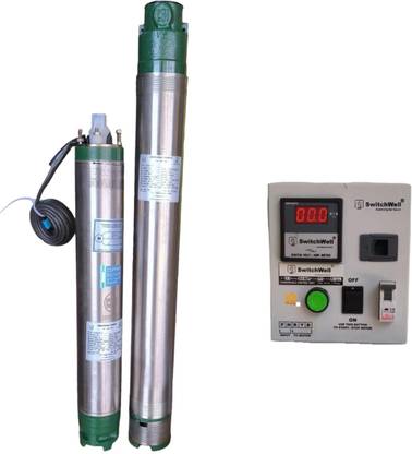 CRI Submersible Pump V3 (80mm) 1 HP, 17 Stage Pump, with Digital Control Starter Submersible Water Pump