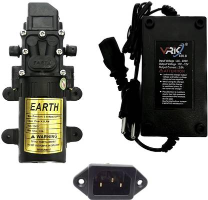 Garden Basket 12v DC Single Motor Sprayer Pump with Chargers +3 pin socket Diaphragm Water Pump