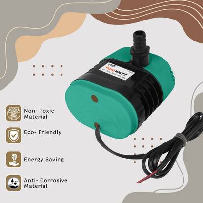 Pure Watt 18 watt I Lifting Cooler Pump I Fountains & Aquarium Cooler Pump Motor Submersible Water Pump