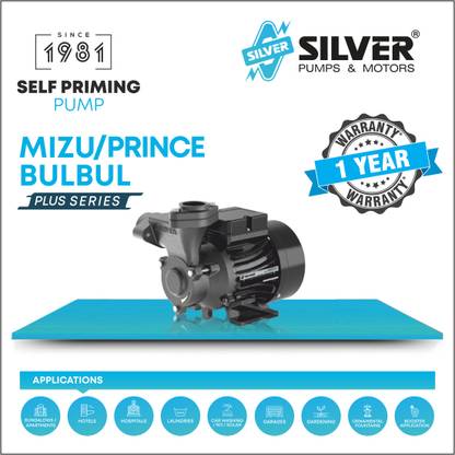 SILVER Prince Plus 100 - 1.00HP Self Primming Centrifugal Water Pump