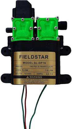 Fieldstar Heavy Double Battery Sprayer Pump 12V ,4.5 A Diaphragm Water Pump
