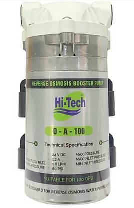 HI-TECH RO Booster Pump 100GPD 24V DC for Domestic RO Water Purifier Diaphragm Water Pump