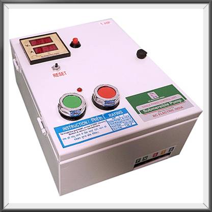 rc electric india 1.HP SINGLE PHASE DIGITAL SUBMERSIBLE PUMP CONTROL PANEL/STARTER Submersible Water Pump