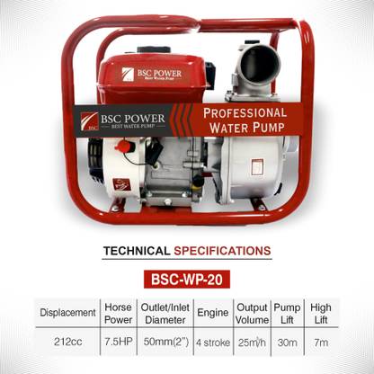 bsc power WP-20 Diaphragm Water Pump