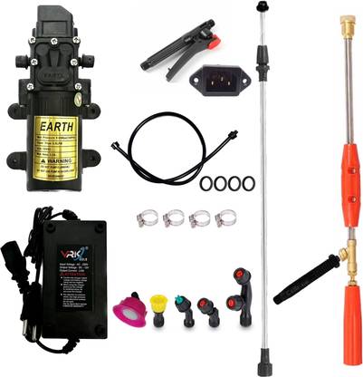 Garden Basket 12 Volt DC Motor Battery Sprayer Pump Delivery Output Connection with Nozzle Diaphragm Water Pump