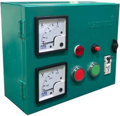 M S control 1.5HP Single Phase Submersible motor starter for water Filled/Submersible(Green) Submersible Water Pump