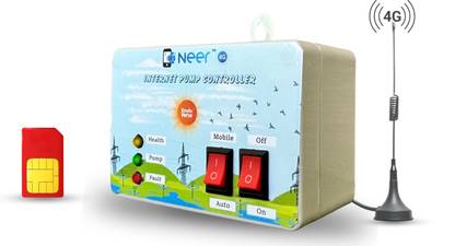 Krishi Verse NEER 4G Ultra Internet Pump Controller, Control irrigation from anywhere-anytime Submersible Water Pump