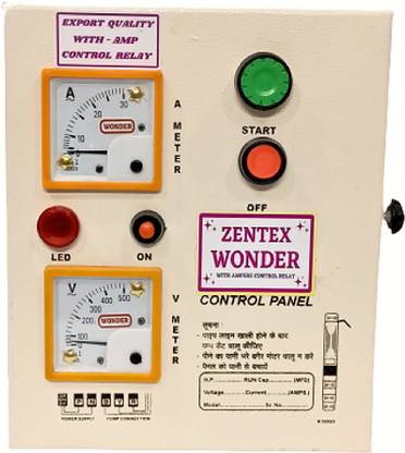 Ambika Sales ZENTEX WONDER AMP Control Relay Contactor Panel Submersible Water Pump