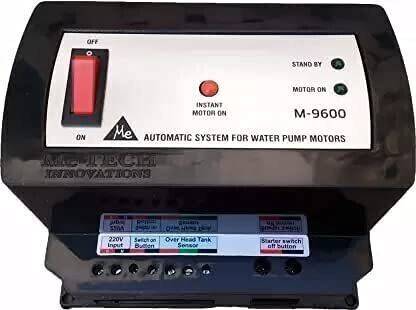 Me-TECH INNOVATIONS MOHALI Automatic System with 1 Overhead Tank Sensor-Switch for Direct-on-Line (3 Phase) Pump Motor Starters (MK-1) Type Submersible Water Pump