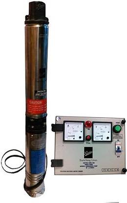 kirloskar Kp4 Jalraaj-0713S 1.5HP Submersible Pump With Control Panel Centrifugal Water Pump