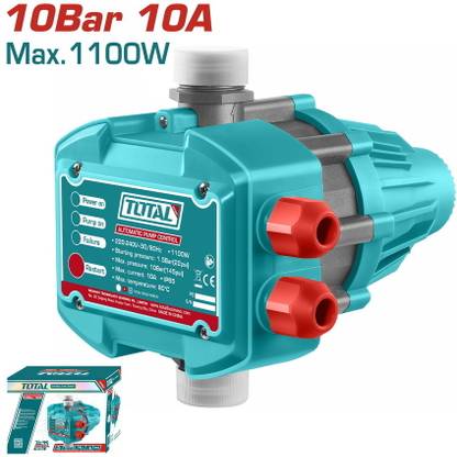 TOTAL Automatic Pump Control - TWPS101, 220-240V, 1"x1" Pipe, IP65 Protection Centrifugal Water Pump