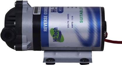 HI-TECH HT-100 GPD - 24 v for Dolphin, Kent, aquaguard, Whirlpool, aquafresh, aquagrand & undersink ro (1 Year Performance Warranty) Diaphragm Water Pump