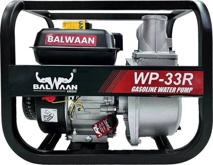 Balwaan Krishi WP-33R Water Pump 3 Inch Outlet | 4 Stroke Engine For Irrigation & Draining Centrifugal Water Pump