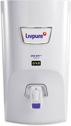 LIVPURE LIV-PEP-PRO-PLUS+ 7 L RO + UV + UF Water Purifier Suitable for all - Borewell, Tanker, Municipality Water