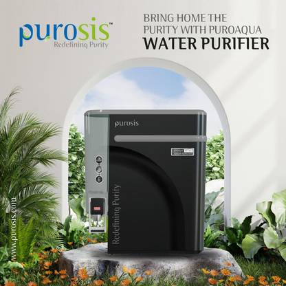 Purosis Puroaqua 9 L RO + UV + UF + Copper + TDS Control Water Purifier