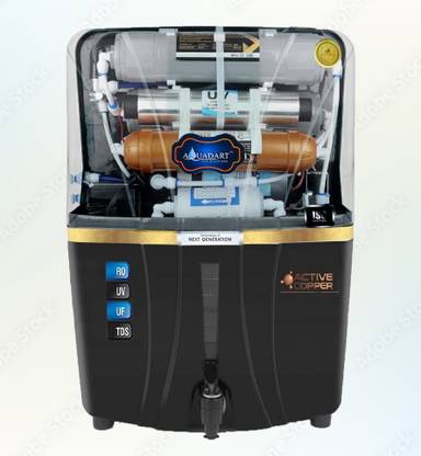 AquaDart RO Water Purifier With RO+UV+UF+TDS+Active Copper and Taste Adjuster 12 L RO + UV + UF + Copper + TDS Control Water Purifier