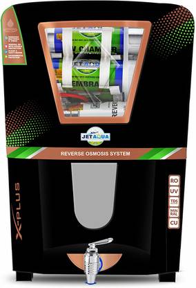 Jet Aqua X-PLUS Black Copper 10 L RO + UV + UF + Minerals Water Purifier