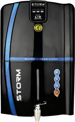 AQUA STORM MODEL SMART LED Display 12 L RO + UV + UF + Copper + TDS Control Water Purifier