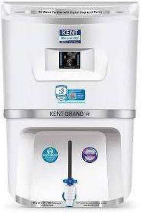 KENT GRAND STAR 9 L RO + UV + UF + TDS Control + UV in Tank Water Purifier