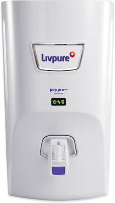 LIVPURE LIV-PEP-PRO-PLUS+ White 7 L RO + UV + UF Water Purifier