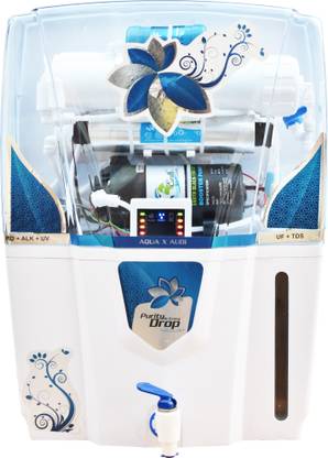 AQUA Blue Audi With Digital LED Display, Suitable for tanker, municipal water 15 L RO + UV + UF + TDS Water Purifier