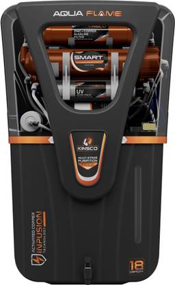Kinsco Aqua Flame 18 Litre Copper RO 18 L RO + UV + UF + TDS + Copper Water Purifier