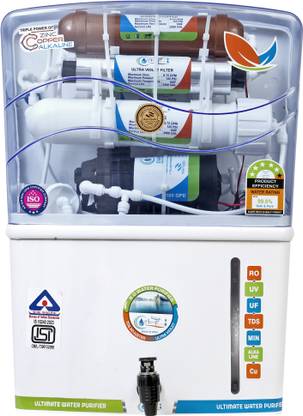 DHANVI AquaFresh  Water Purifier ISI Approved 9 L RO + UV Water Purifier